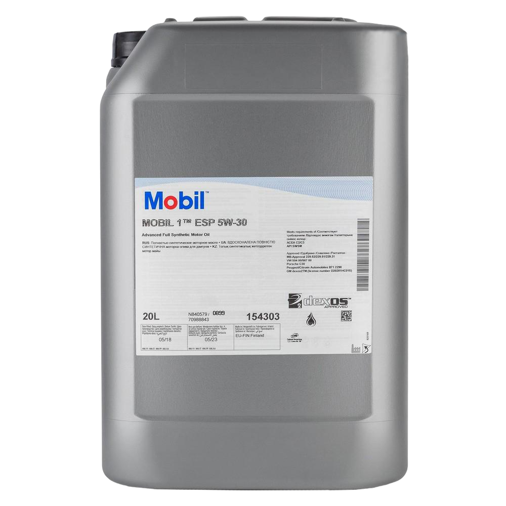 Моторное масло Mobil 1 ESP 5W30, 20л